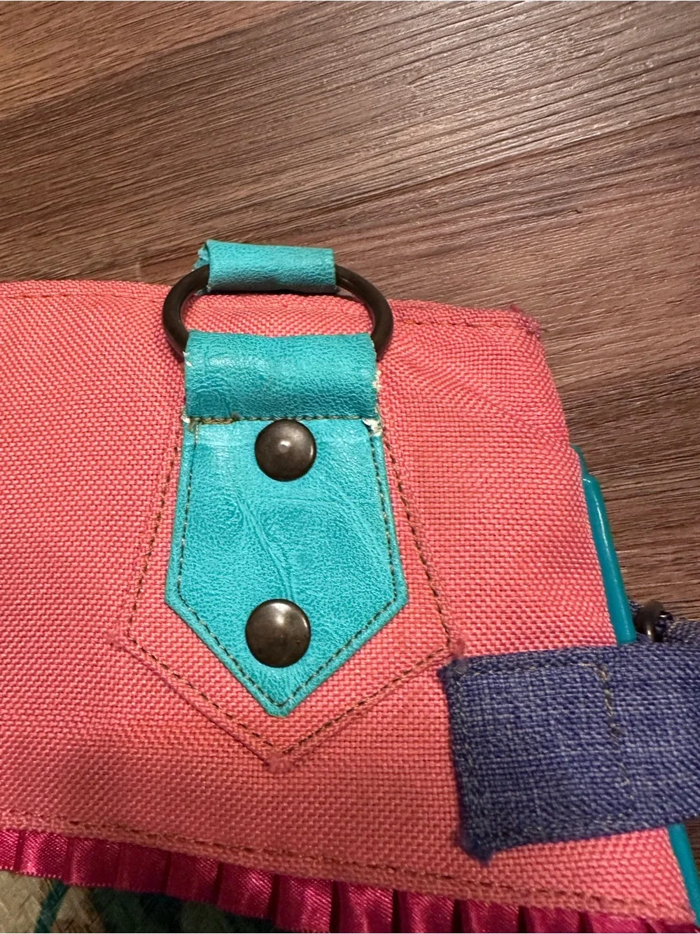 Summertime Satchel Colorful weave purse